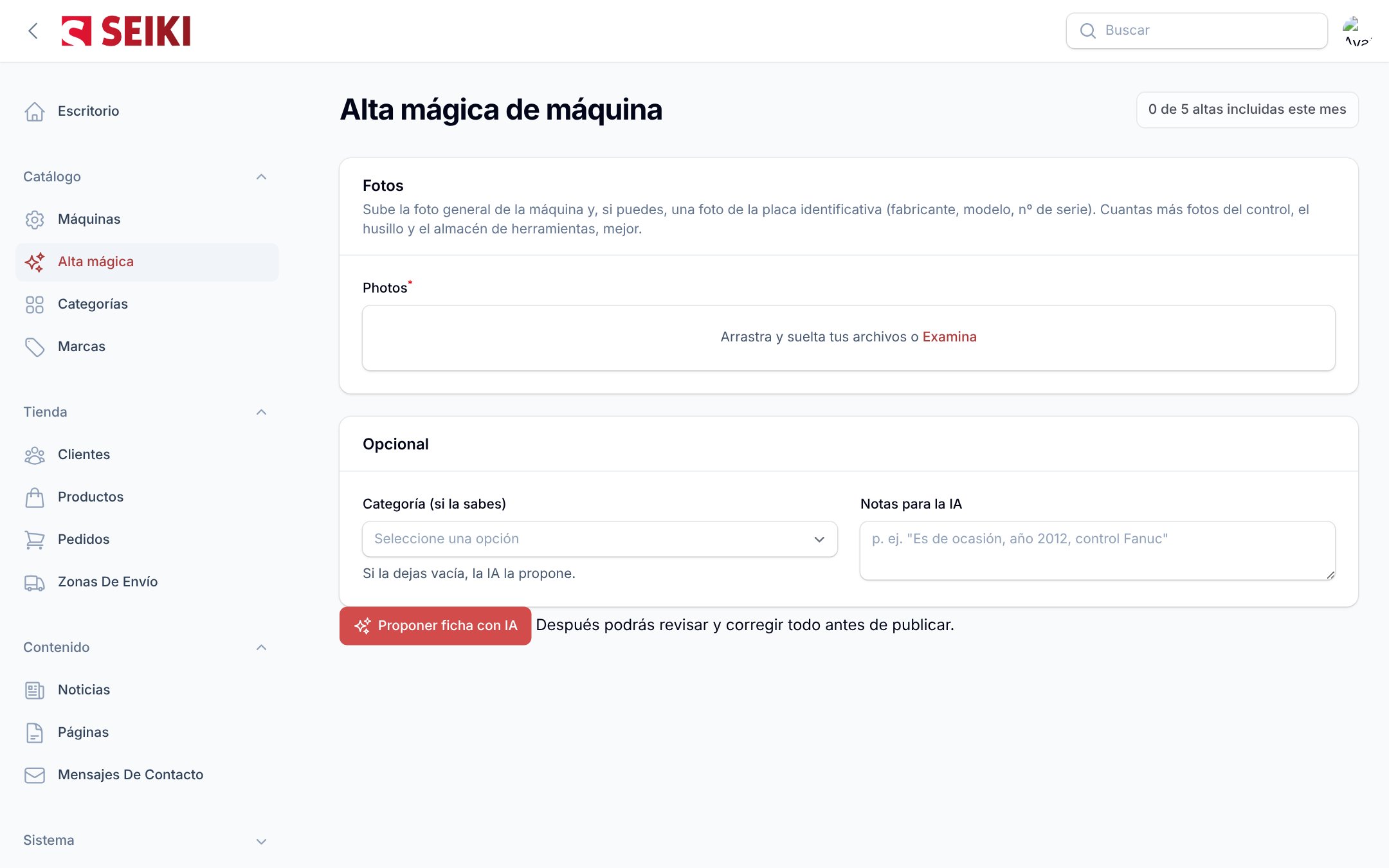 Alta mágica con IA